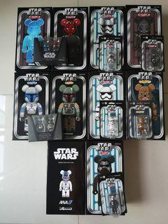Rare Star wars bearbrick 19 pieces collection