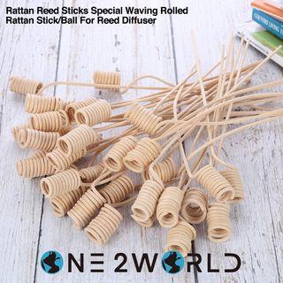 Rattan Reed Sticks Special Waving Rolled Rattan Stick/Ball For Reed Diffuser