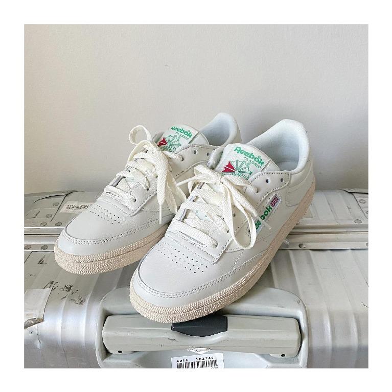 reebok club c vintage green