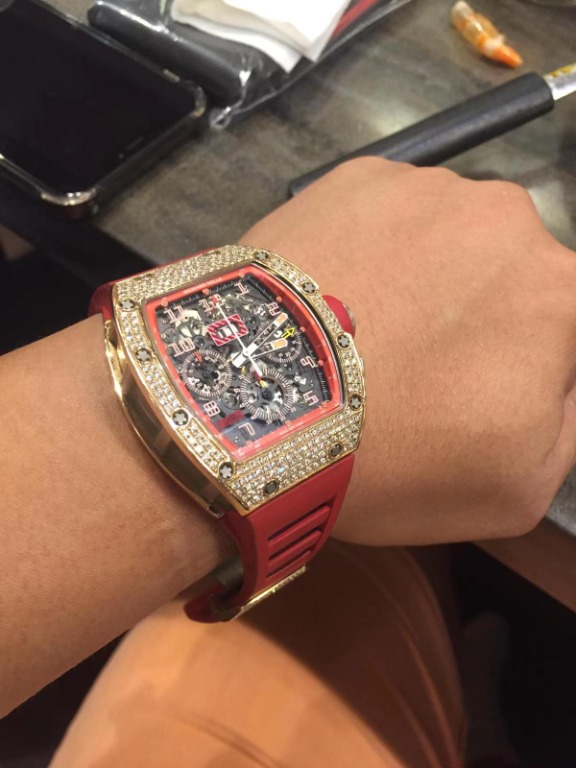 Richard mille iced out deals price