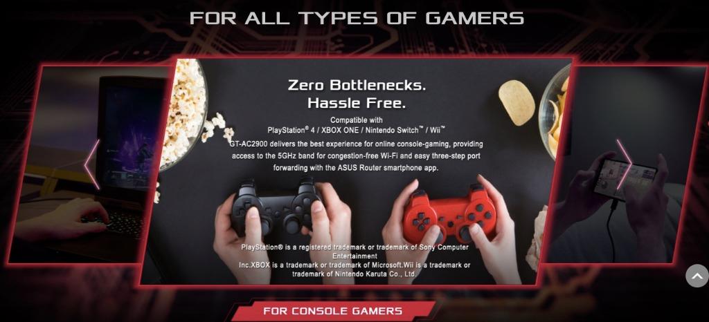 ROG Rapture GT-AC2900 WiFi Gaming Router, certified by NVIDIA for the ...