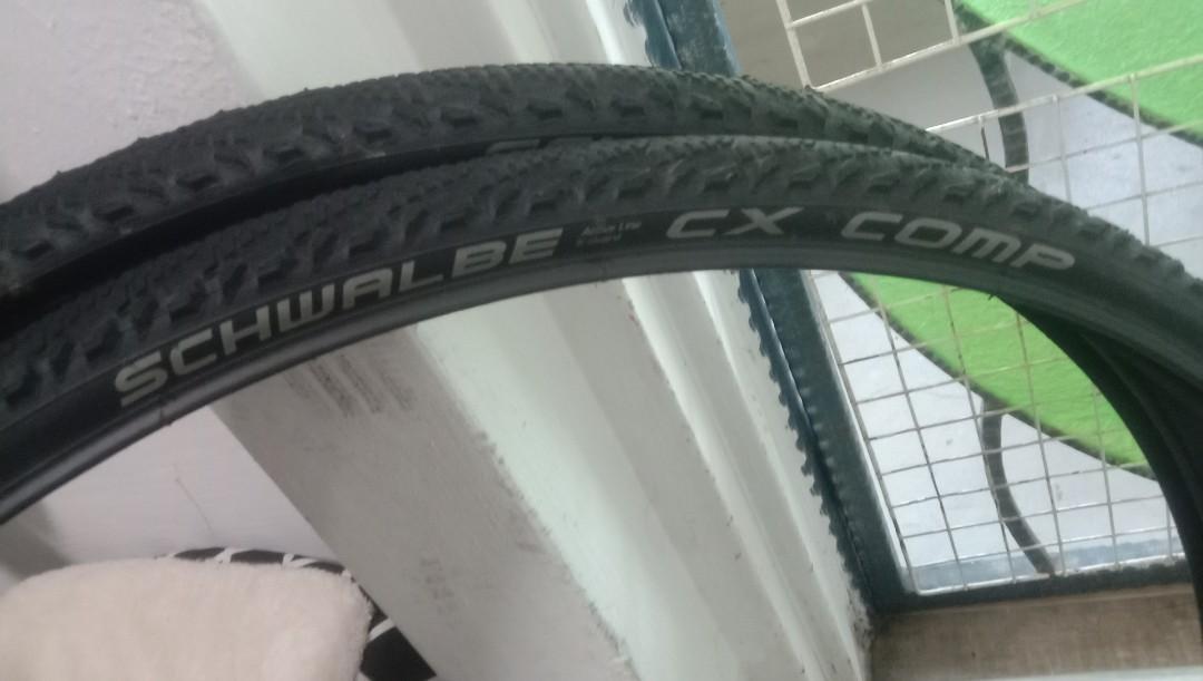 Schwalbe CX Comp tires Gravel cyclocross tires 700c x 35c Everything Else on Carousell
