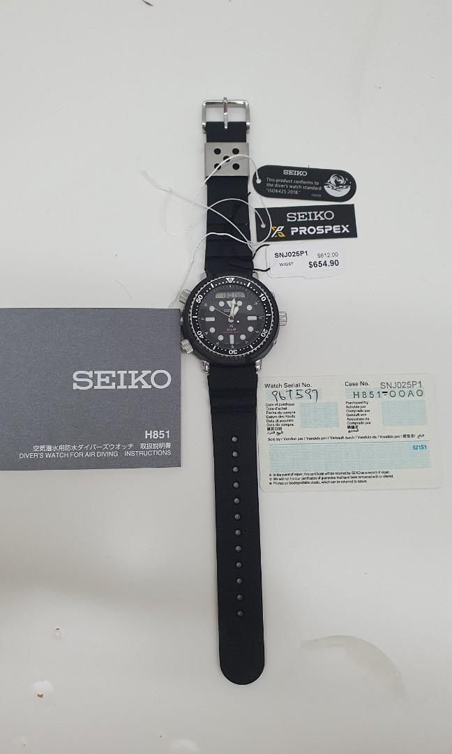Seiko Arnie SNJ025P1, Men's Fashion, Watches & Accessories, Watches on  Carousell
