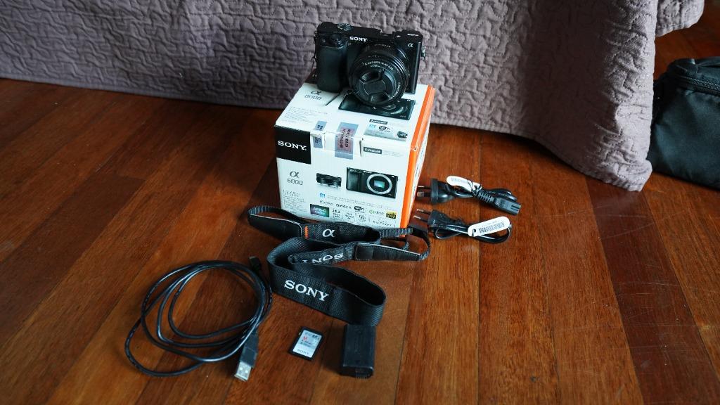 Sony A6000 mirrorless point and shoot, Photography, Cameras on Carousell