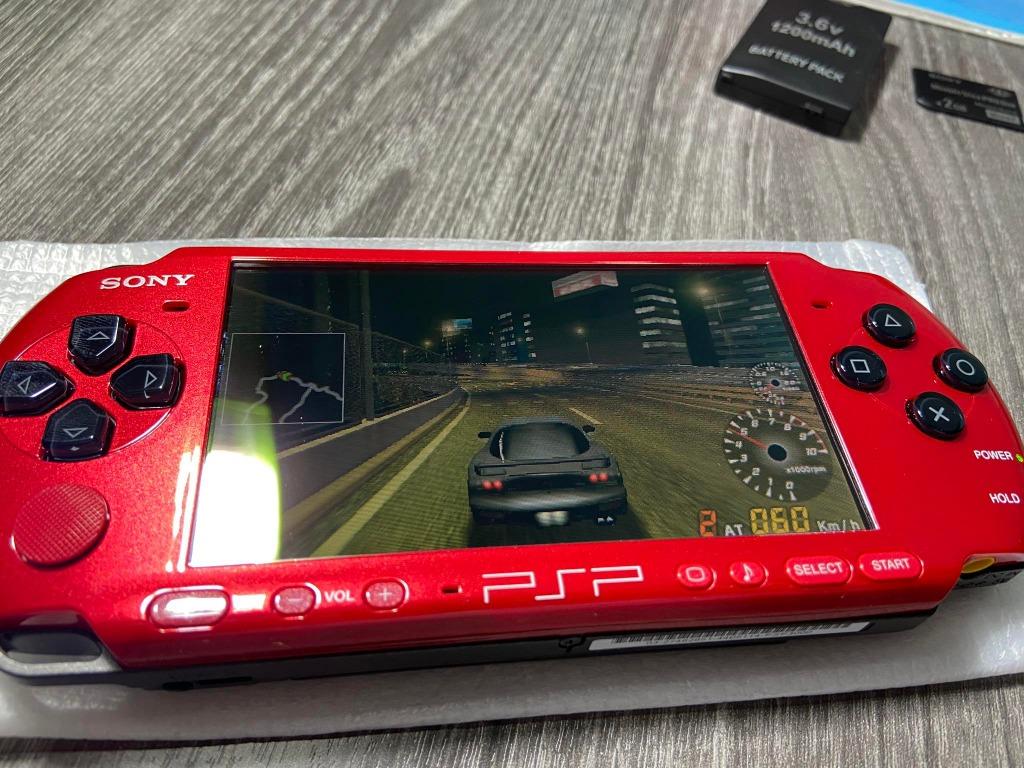 Sony PSP3000 Red Black Value Pack like new, Video Gaming, Video Game