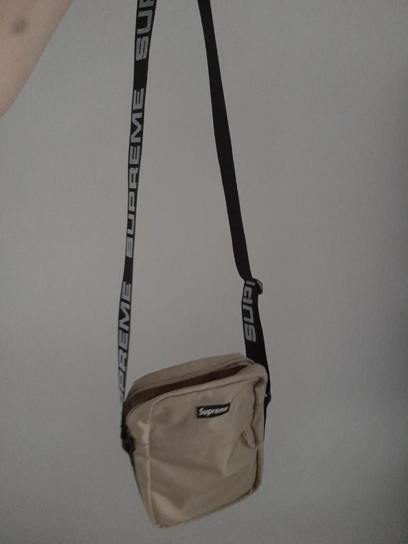 Ss18 supreme shoulder bag tan Women s Fashion Bags Wallets Cross body Bags on Carousell