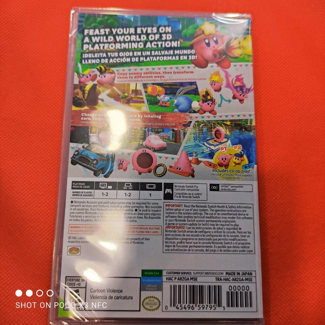 SWITCH KIRBY FORGOTTEN LAND (Category: Nintendo) located in Makati City. Submitted by yomyom_onlineshop (Listing ID 1151044339, Image 2). Description: For Sale Only Brandnew Sealed No To trade Delivery within the day Taguig Market Market Can book Via lalamove Less Time Less Effort Cod,Gcash,Banktransfer.