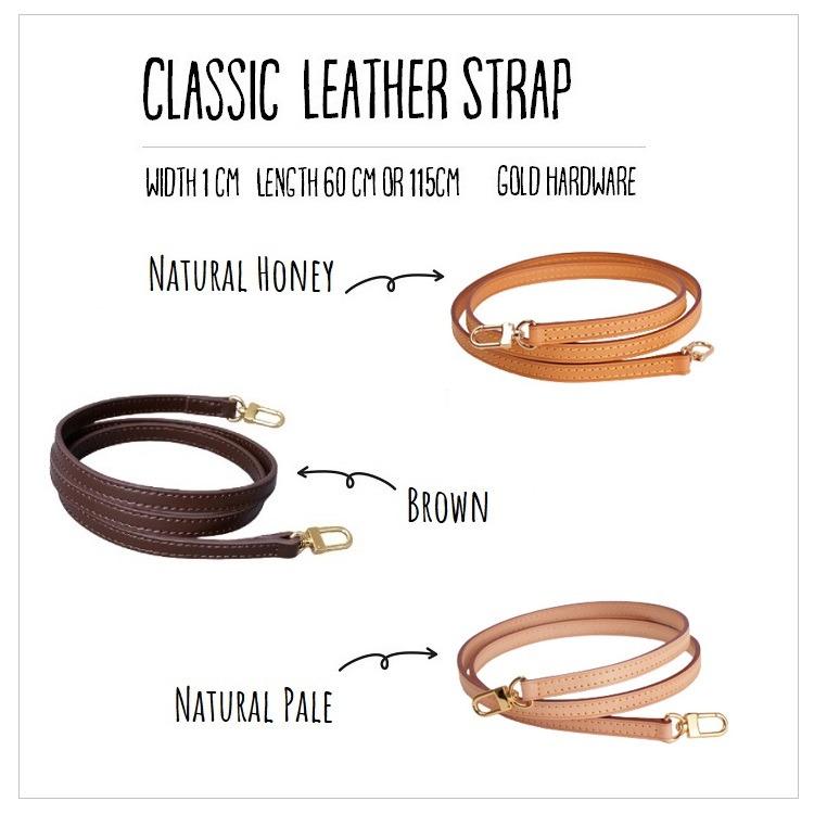 Genuine Vachetta Cowhide Leather Shoulder Strap Substitute For Designer  Lady Handbag Women Eva Mini Pochette Accessories 3 Sizes - AliExpress