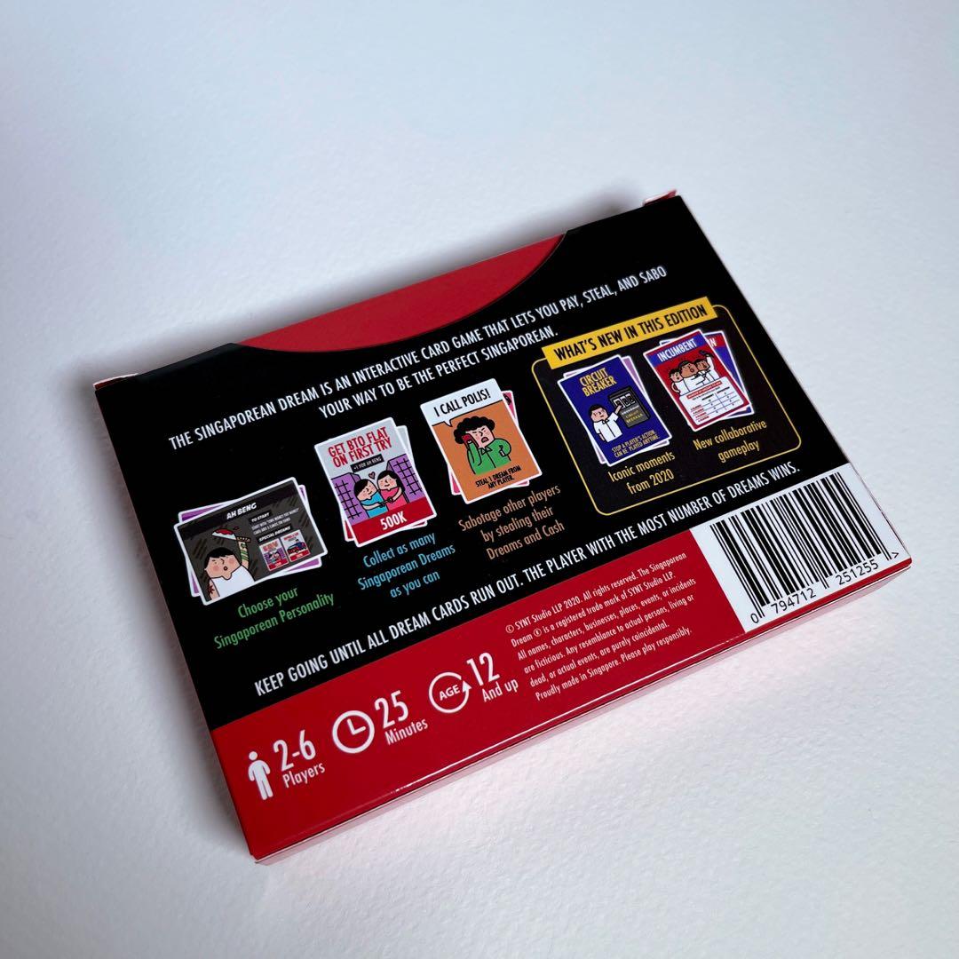 The Singaporean Dream The New Normal Interactive Board Table Card Game