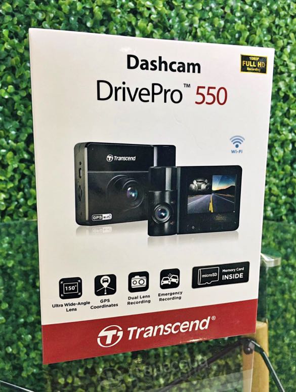 Transcend DrivePro 550 Dashcam 64GB TS-DP550B-64G, Computers & Tech ...