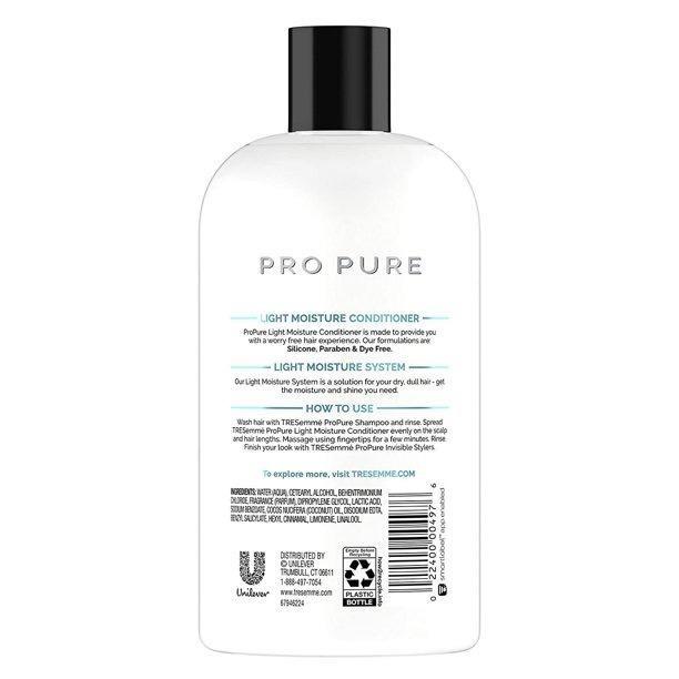 Tresemme Pro Pure Conditioner Damage 473mL (Category: Hair) located in Quezon City. Submitted by bluebellaonlineshop (Listing ID 1151170315, Image 2). Description: why you'll love this conditioner for damaged hair Damaged hair doesn't stand a chance with the Pro Pure Damage Recovery system. This conditioner for damaged hair is designed to help hair recover from the visible signs of damage, leaving your hair looking and feeling healthy, smooth and