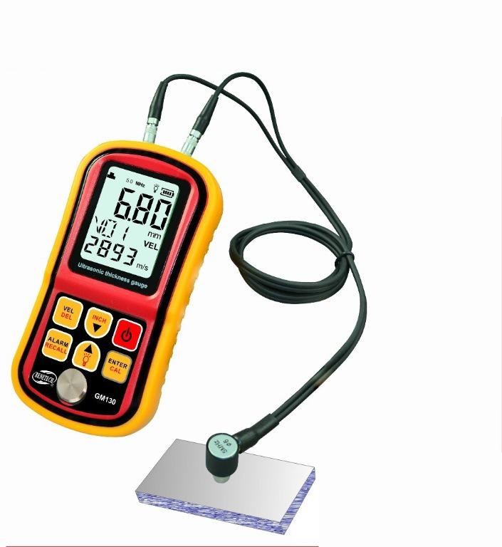 Ultrasonic Metal Thickness Gauge Tester Steel Thickness Meter 1.0 to