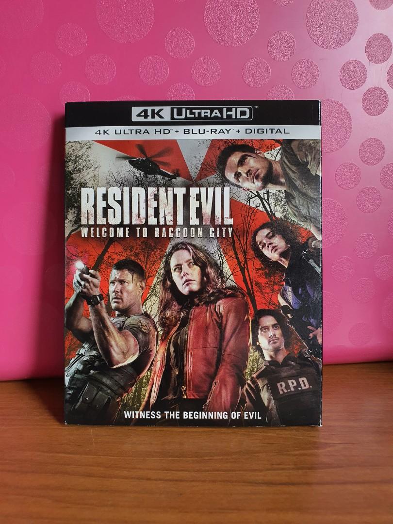 USA Blu Ray 4K UHD - Resident Evil - Welcome to Raccoon City (ATMOS),  Hobbies & Toys, Music & Media, CDs & DVDs on Carousell