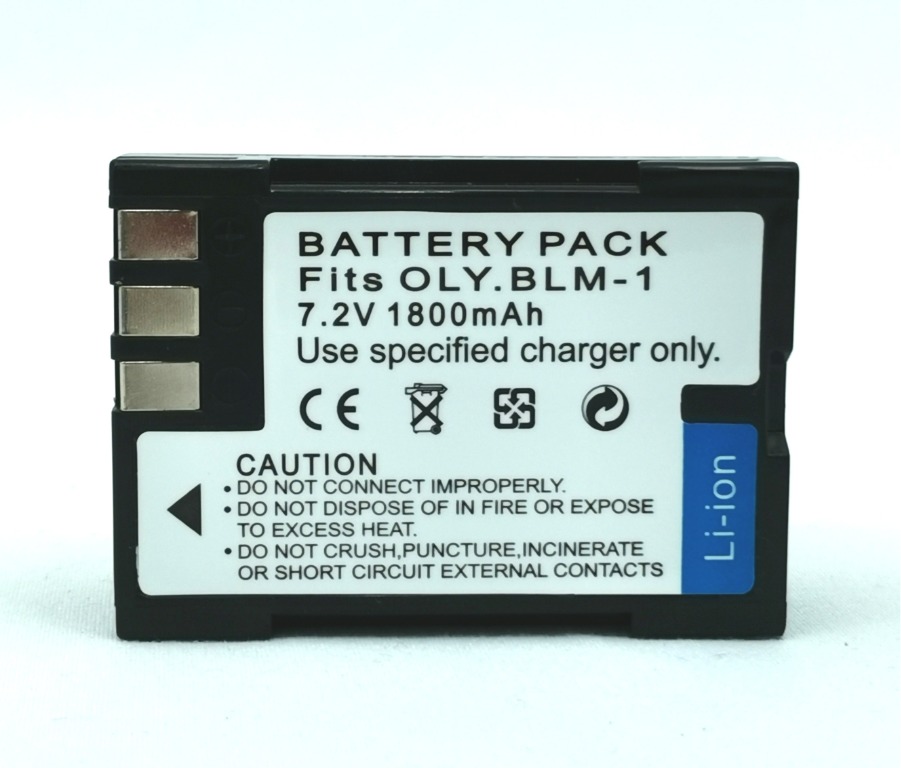 CellePhone Batteria Li-Ion Compatibile Olympus BLM-1 / BLM-1 / PS-BLM1 - 1500 MAh, 7,4V - 4