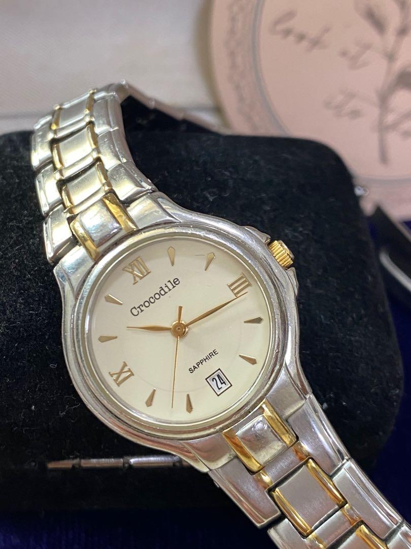 Crocodile vintage watch clearance