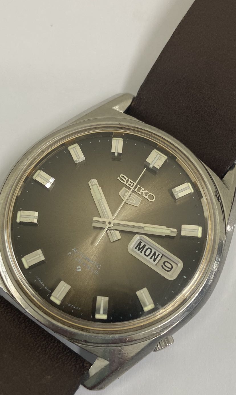 Vintage Seiko 6119 running strong, Luxury, Watches on Carousell