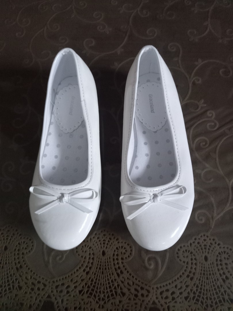 White doll shoes