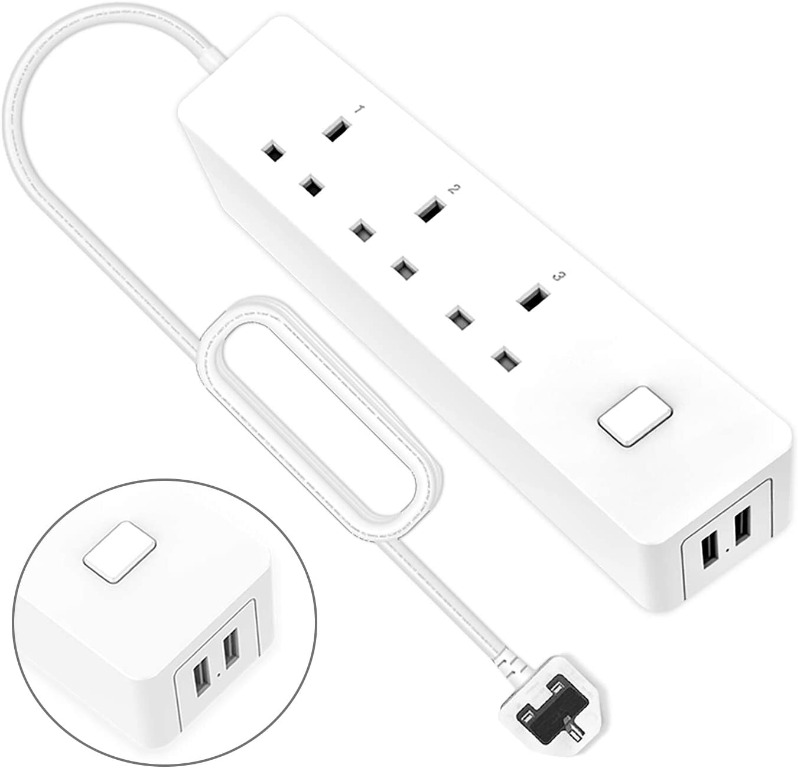 WiFi Smart Power Strip Surge Protector Smart Extension Lead Compatible