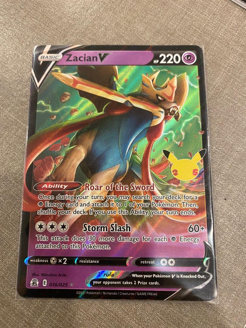 WTT: Pokmon TCG Zacian V for Zamazenta V, Hobbies & Toys, Toys & Games on  Carousell