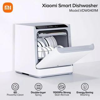 Xiaomi Smart Dishwasher 4 Dining Sets Desktop Kitchen Cleaner Dish Wash Machine Tableware Washable Work With Mi Home App 220V 900W Model: VDW0401M