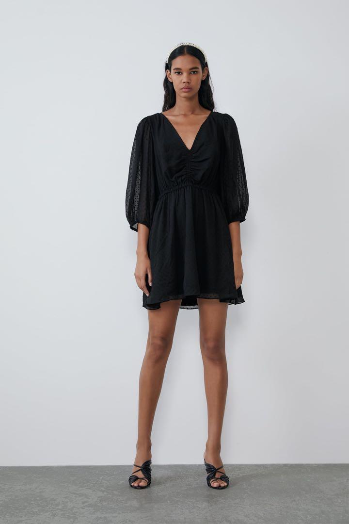 Zara swiss dot clearance