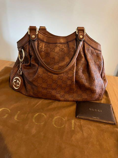 Gucci sukey leather best sale bag