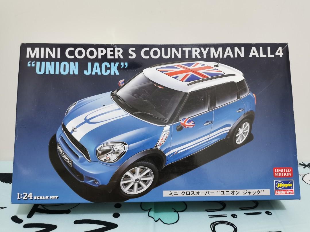 1 24 Hasegawa 限定版mini Cooper S Countryman All4 Union Jack 自砌模型車 興趣及遊戲 玩具 遊戲類 Carousell