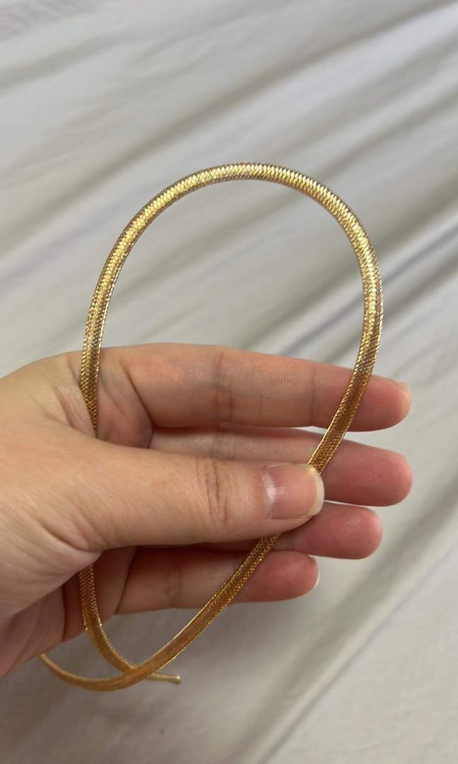 Gold bangle deals necklace