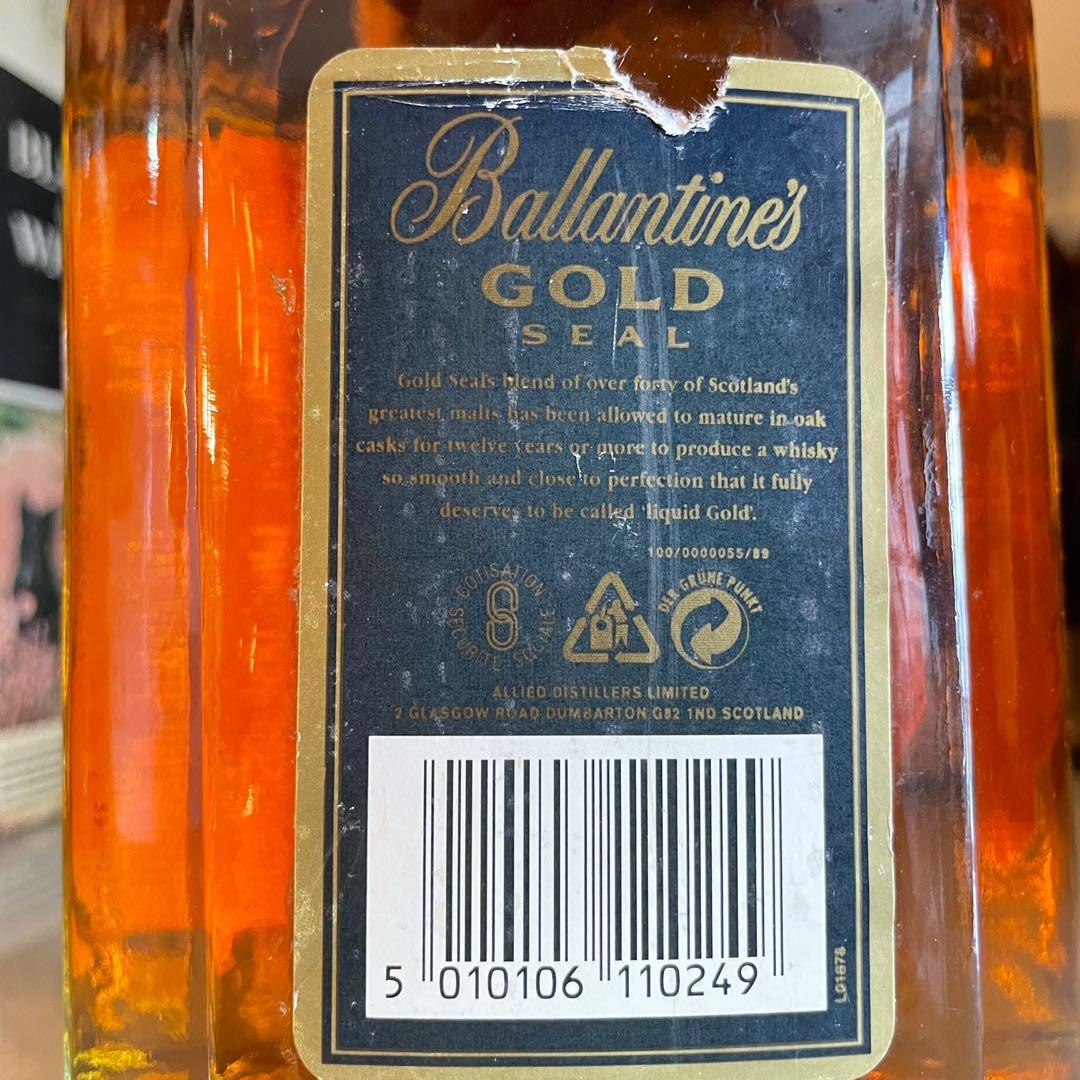 1L Ballantines 12 Whisky Gold Seal Bottling 1000ml, Food & Drinks