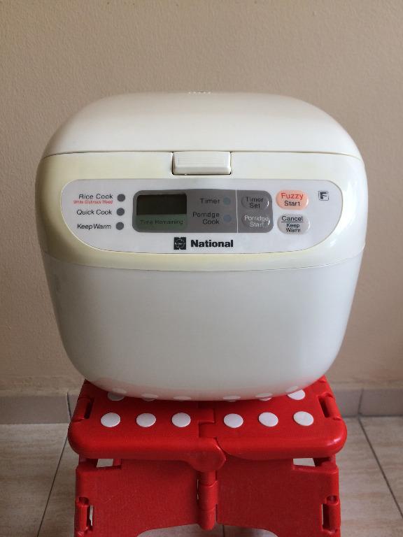 1L National Rice/Porridge Cooker, made in Japan, TV & Home Appliances