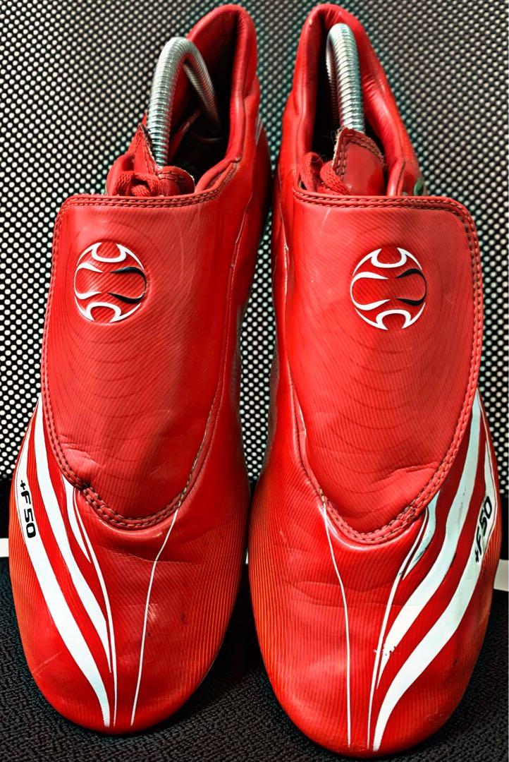 dígito Incompatible Barbero 2005 ADIDAS F50.7 TUNIT FG FOOTBALL BOOTS RED UK9½ FOR SALE, Men's Fashion,  Footwear, Boots on Carousell