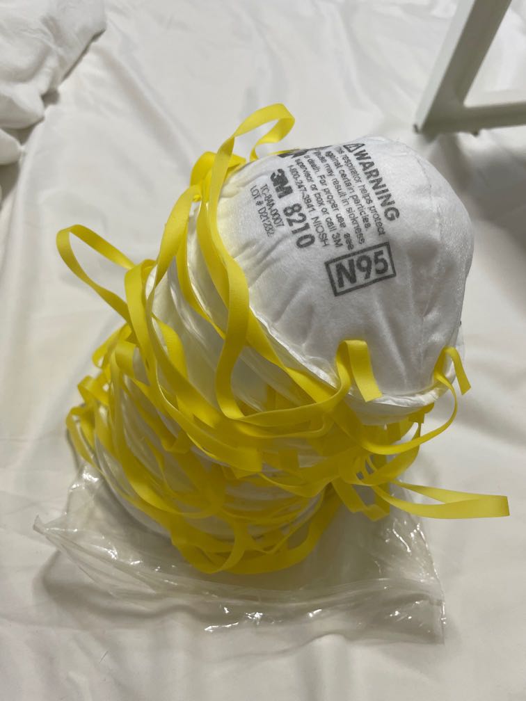 3M headstrap N95 mask, Health & Nutrition, Face Masks & Face Shields on