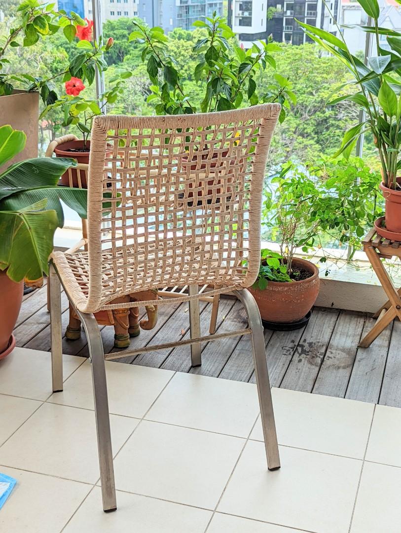 6 IKEA Rattan Dining Chairs, Furniture & Home Living, Furniture, Chairs