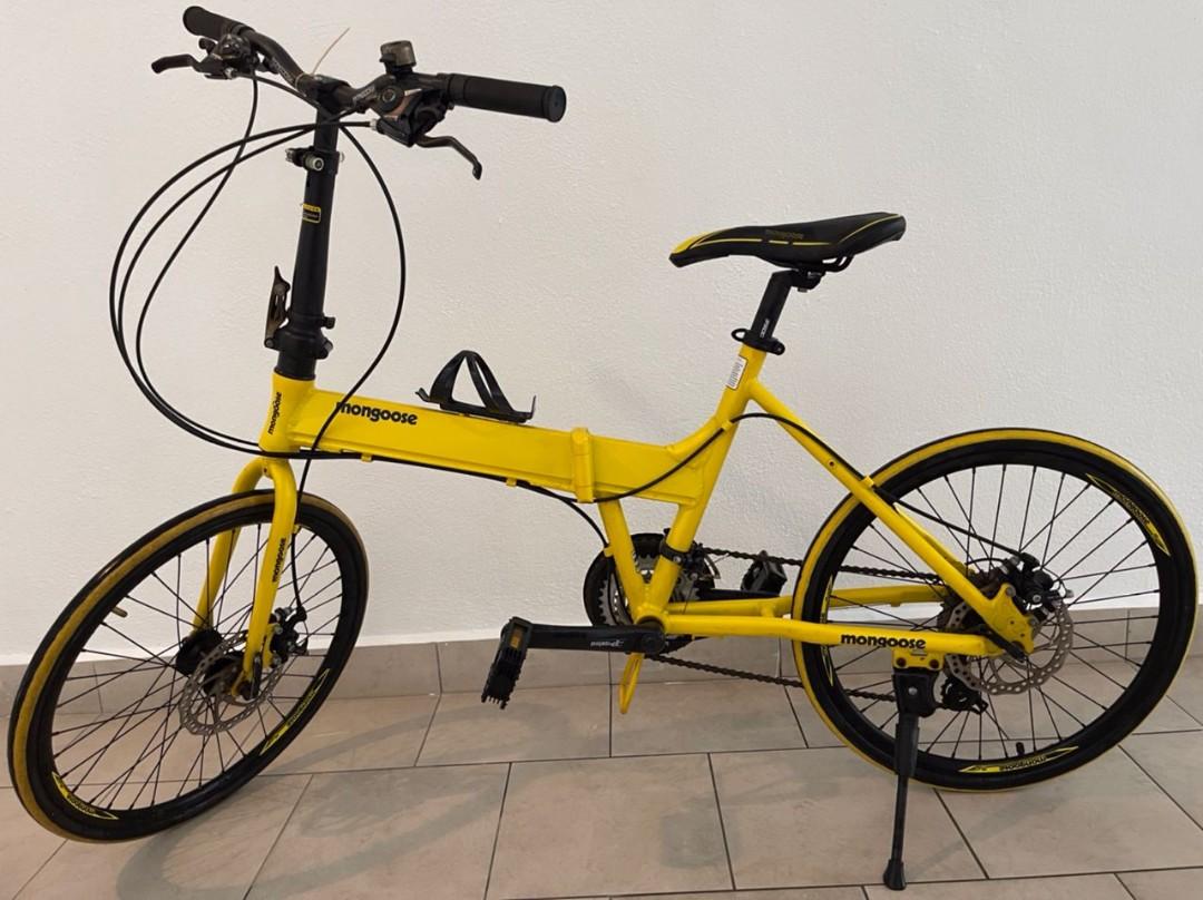 Mongoose yellow bike outlet