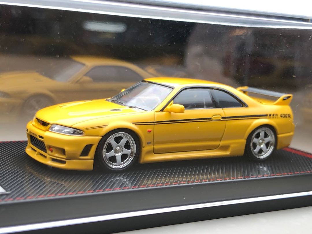 イグニッションモデル1/64 NISMO R33 GT-R 400R イエロー-