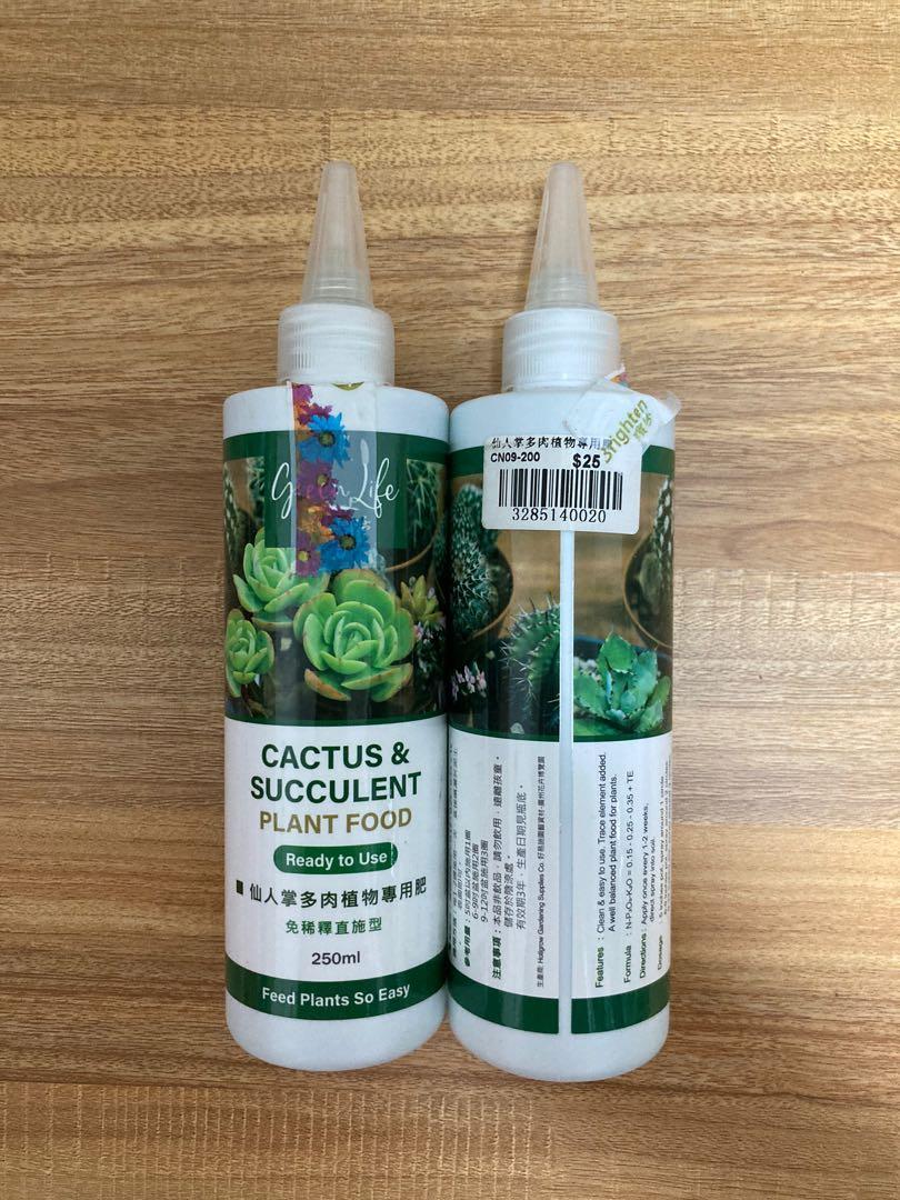 多肉植物液態肥料cactus Succulent Plant Food 繽紛購入 傢俬 家居 園藝 土壤和肥料 Carousell