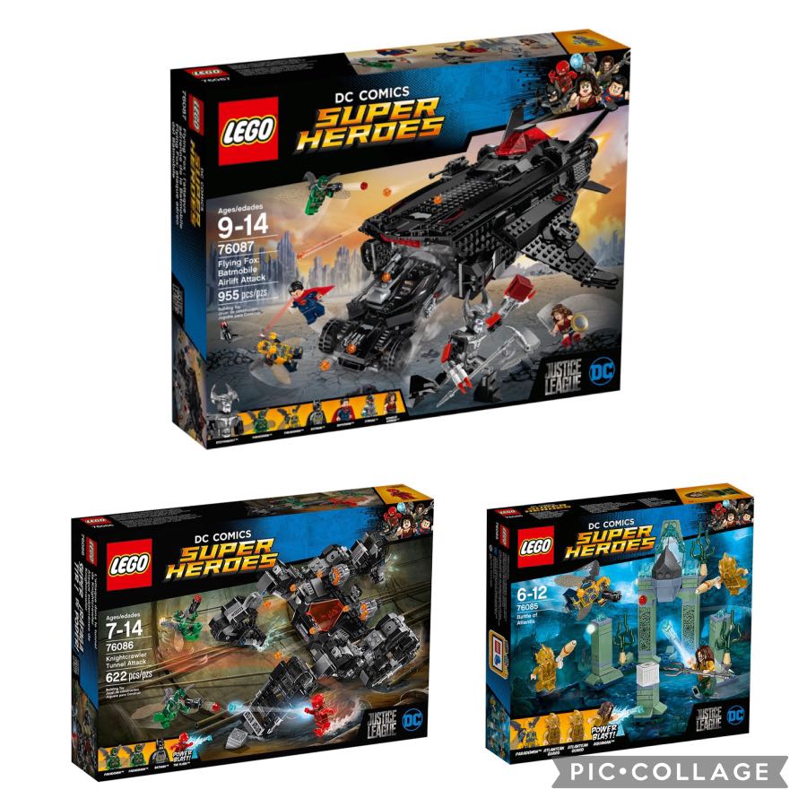 全新LEGO 樂高積木Super Heroes 76085 76086 76087 DC Justice