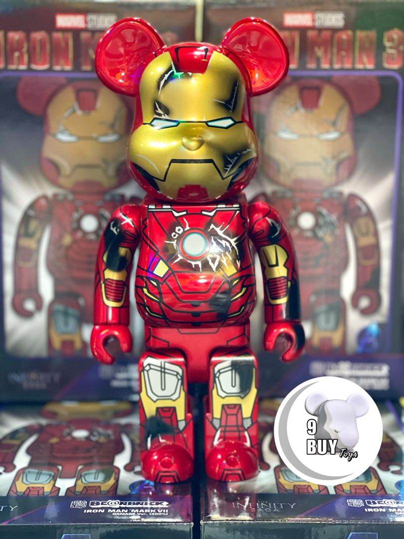 ✨再接少量預訂✨《 MEDICOM TOY BE@RBRICK IRON MAN MARK VII DAMAGE