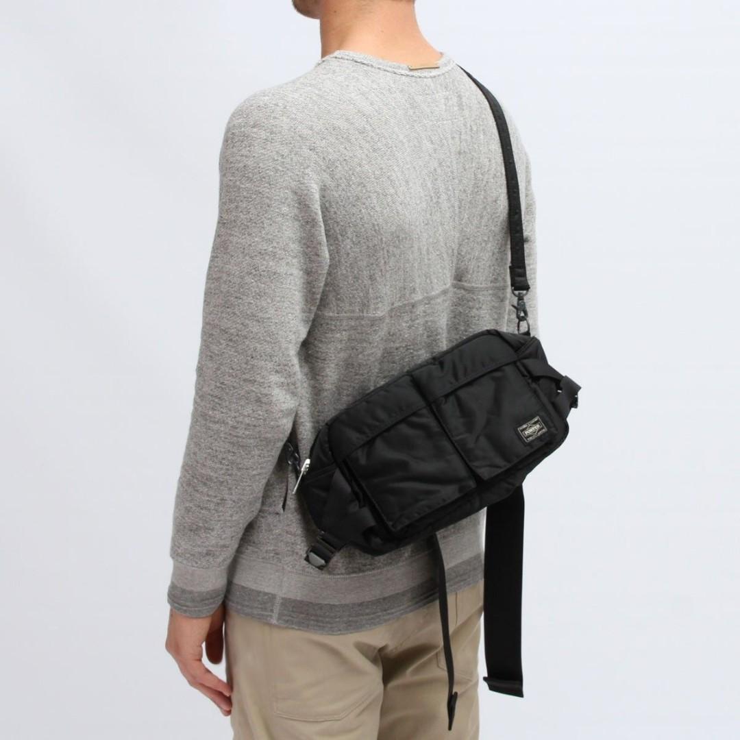 出讓。中古美品PORTER TANKER 2WAY WAIST BAG，今早剛到手，但Size不合