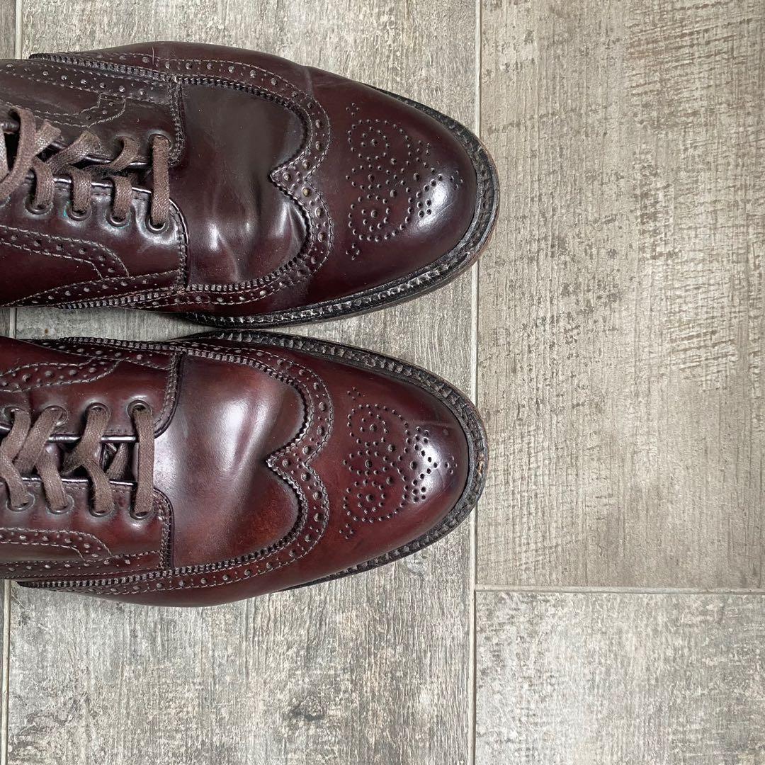 Alden Color 8 Shell Cordovan Oxford Wingtips Tassels Boots Bookmaker  Edition, 男裝, 鞋, 西裝鞋- Carousell