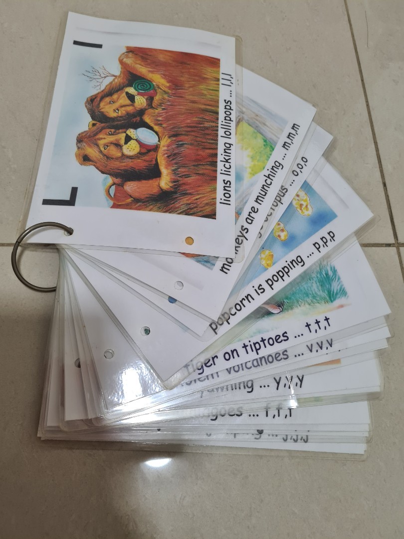 Ants on the apples song phonics flashcards from A to Z, Hobbies &amp; Toys ...