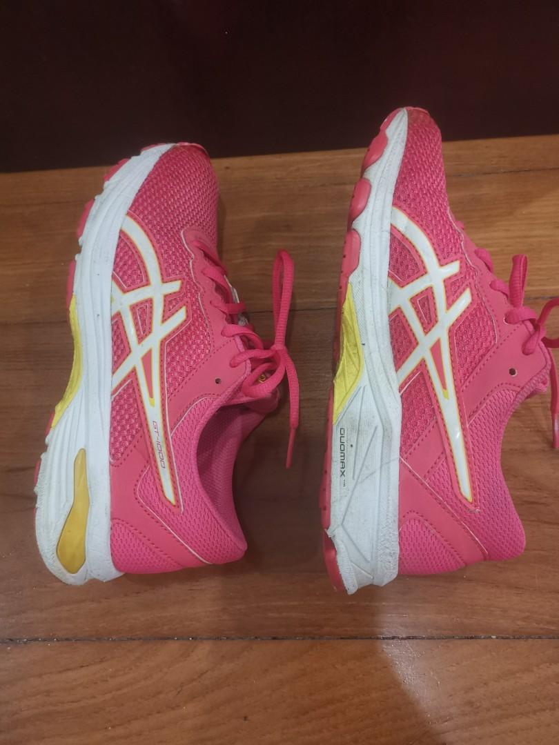 Asics pink and yellow clearance