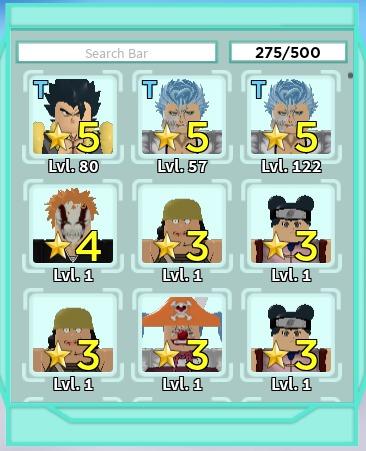 ASTD all star tower defence roblox units - aqua, shinobu, hisoka, Video  Gaming, Gaming Accessories, In-Game Products on Carousell