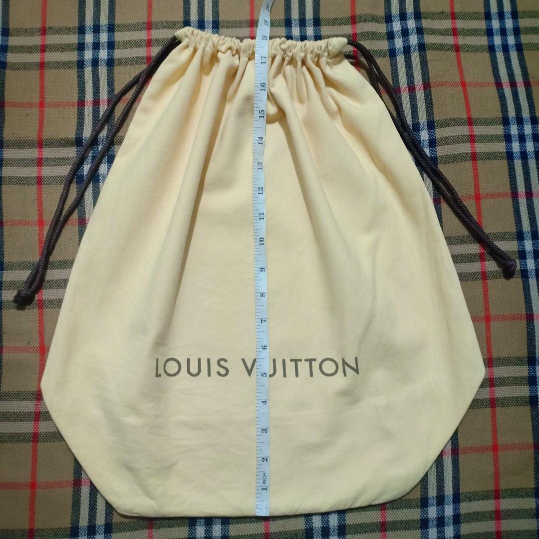 Louis vuitton on sale drawstring dust bag
