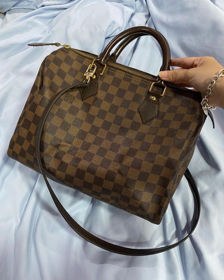 LV Speedy 30 Damier Authentic Luxury Bags  Wallets on Carousell