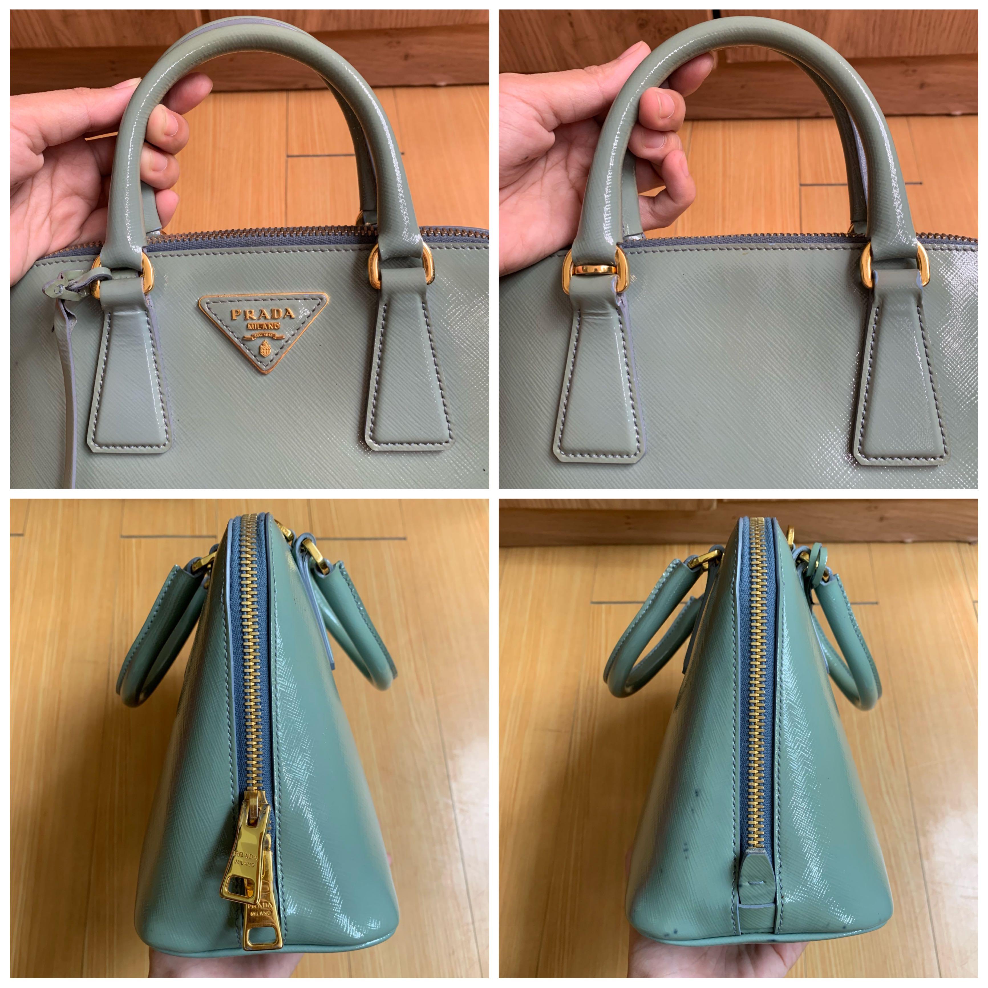 Prada Promenade Vernice Saffiano Leather Medium Satchel Bag, Luxury, Bags &  Wallets on Carousell