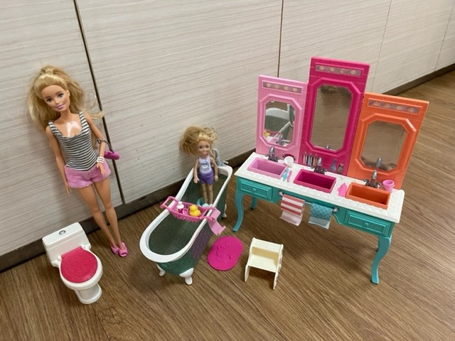 Barbie Chelsea with Bath Accessories Hobbies Toys Toys