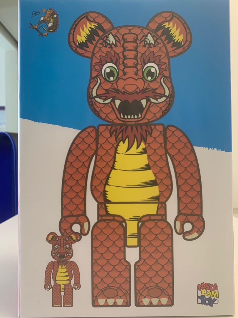 BEARBRICK 100％ + 400％ Steve Caballero 龍, 興趣及遊戲, 玩具& 遊戲