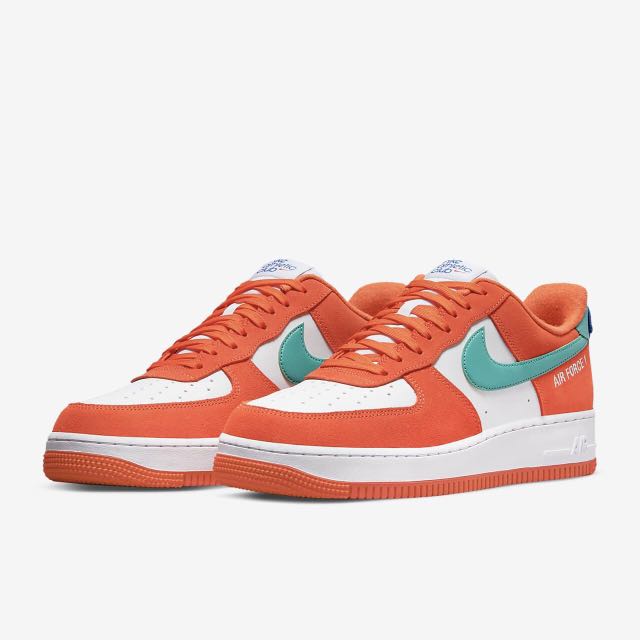 Better One 代購Nike Air Force 1 07 LV8 Athletic Club 橘色橘白綠勾