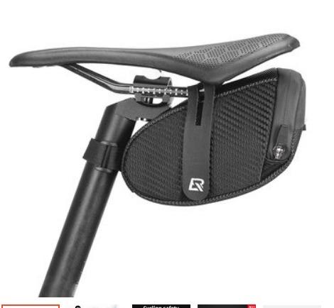 Bicycle Waterproof Saddle Bag Outdoor Storage Seat Cycling Tail Rear Pouch MA 